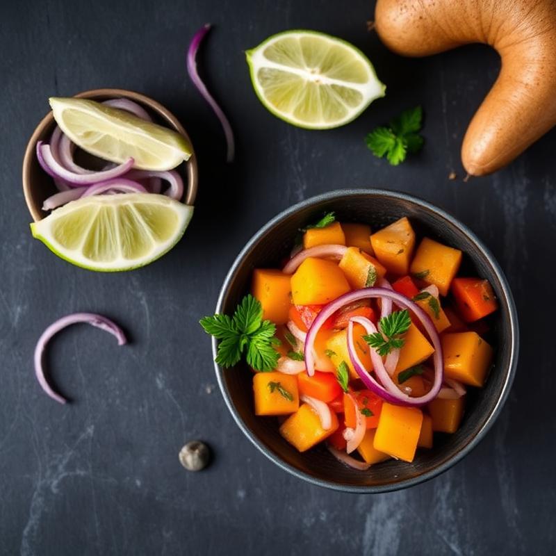 Peruvian Mango Ceviche